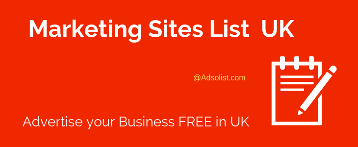 Advertise your Business FREE in UK-Marketing Sites List-730x300