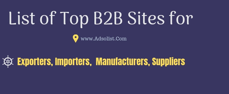 List of Top B2B Sites for-Exporters-Importers-Manufacturers-Suppliers-730x300